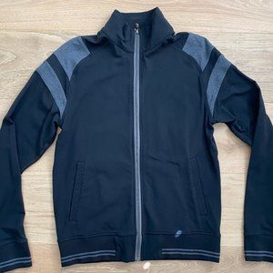 Lululemon Zip Up Black Gray Track Jacket Medium